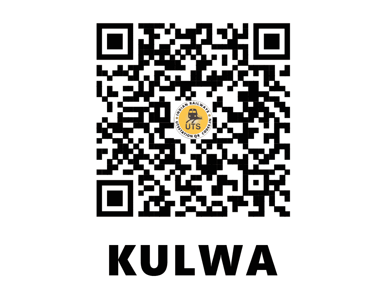 UTS QR Code for KULWA - KLA - NC (UTTAR PRADESH)